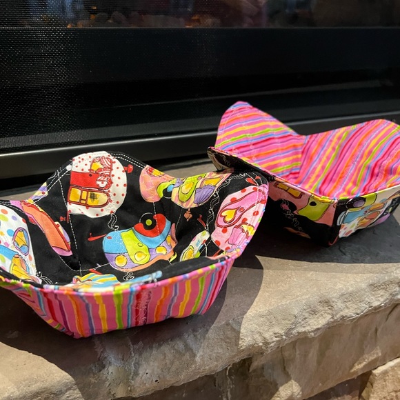 Happy Camper Set of 5 Items - Apron, Cozies, Rope Bowls - Picture 11 of 17